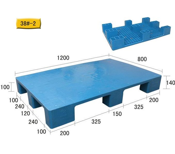 T38#-2九腳平板塑料托盤(pán)