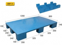 T38#-2九脚平板塑料托盘(1208)