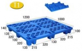 T1-九腳網(wǎng)格輕型塑料托盤(pán)