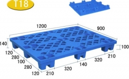 T18-九腳網(wǎng)格輕型塑料托盤