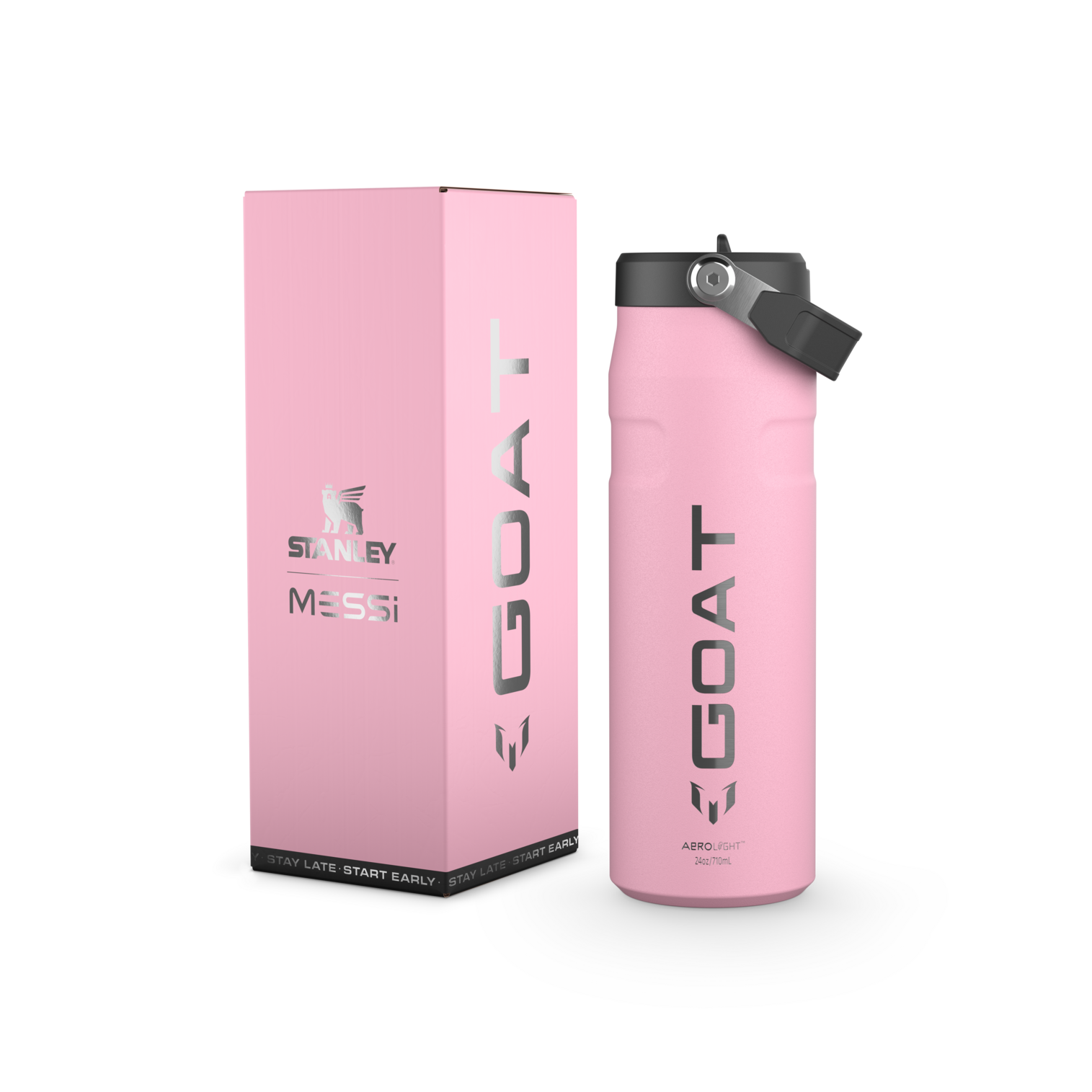 The Messi x Stanley IceFlow? Flip Straw 2.0 Bottle | 24 OZ