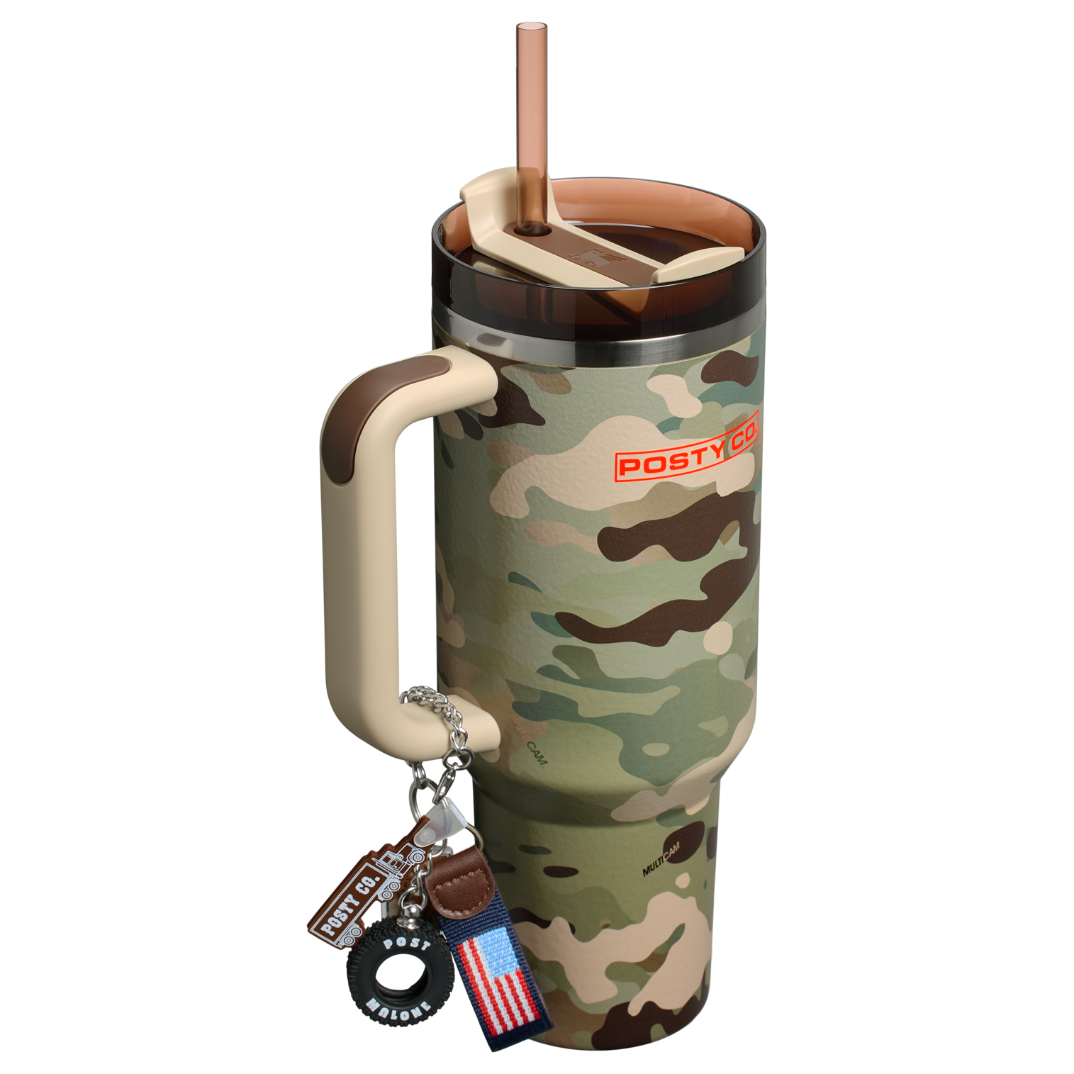 The Post Malone x Stanley Quencher? H2.0 FlowState? Tumbler | 40 OZ